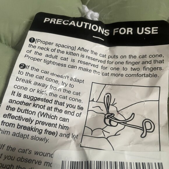 Cat Recovery Collar – Flower Cone - Picture 4 of 8